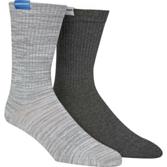 Calvin Klein Other - Calvin Klein Jeans Mens 2-Pack Gray Crew Socks One